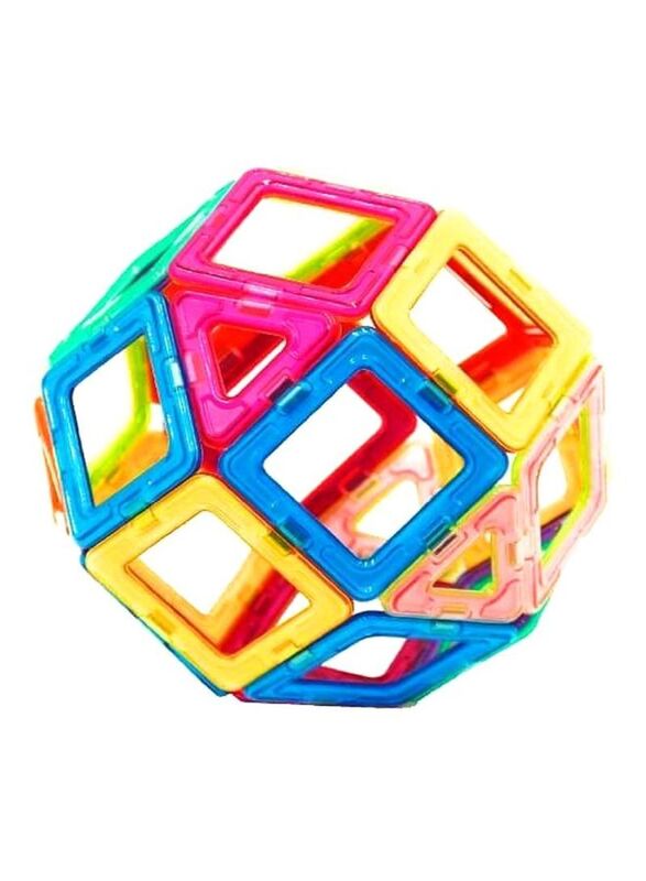

Magnetic Building Blocks Set, B07G3F8CL5, 66-Piece, Ages 3+, Blue/Green/Yellow