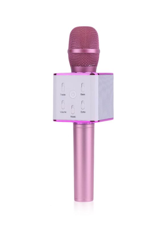 

Q7 Bluetooth Microphone Speaker, Pink