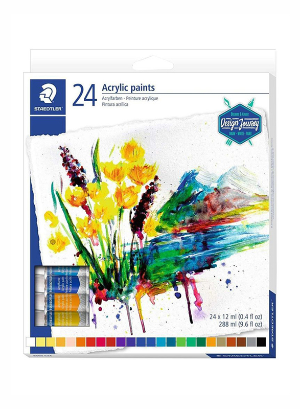 

StaEDT Perfumeler Acrylic Watercolour Set, 24 Piece x 12ml, Multicolour