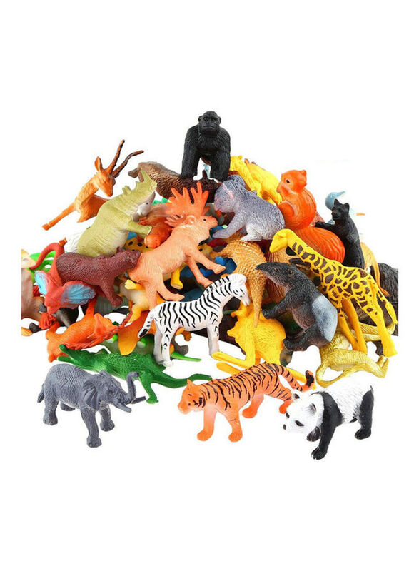 

Mini Jungle Animal Toy Set, 53-Piece, Ages 10+, Multicolour