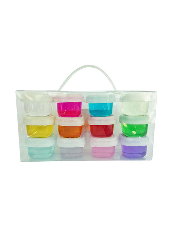 

Colourful Slime Mini Putty Set Non Sticky Premium Quality, 12 Pieces, Ages 3+