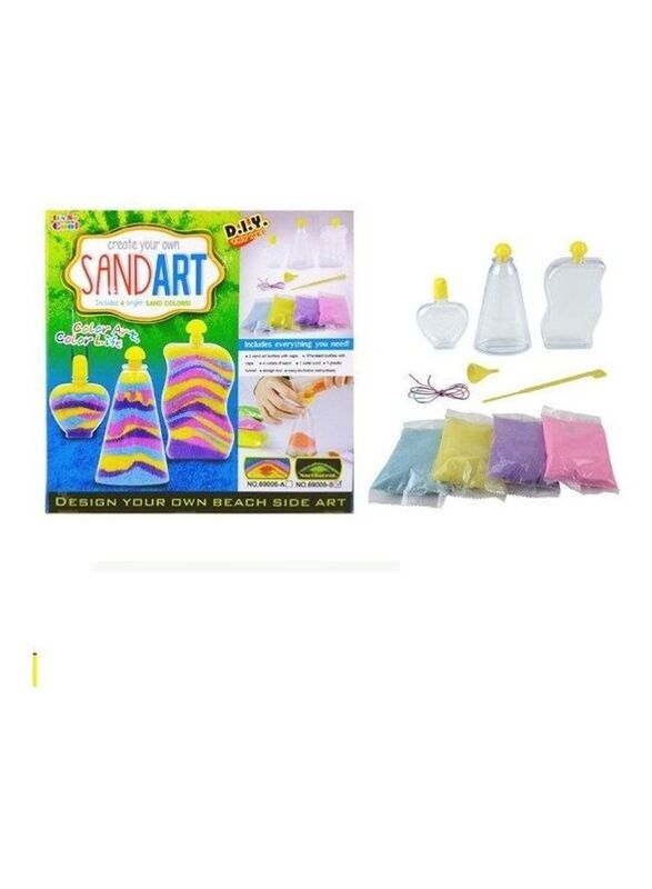 

Diy Sand Art Kit, 9 Pieces, Ages 5+, Multicolour