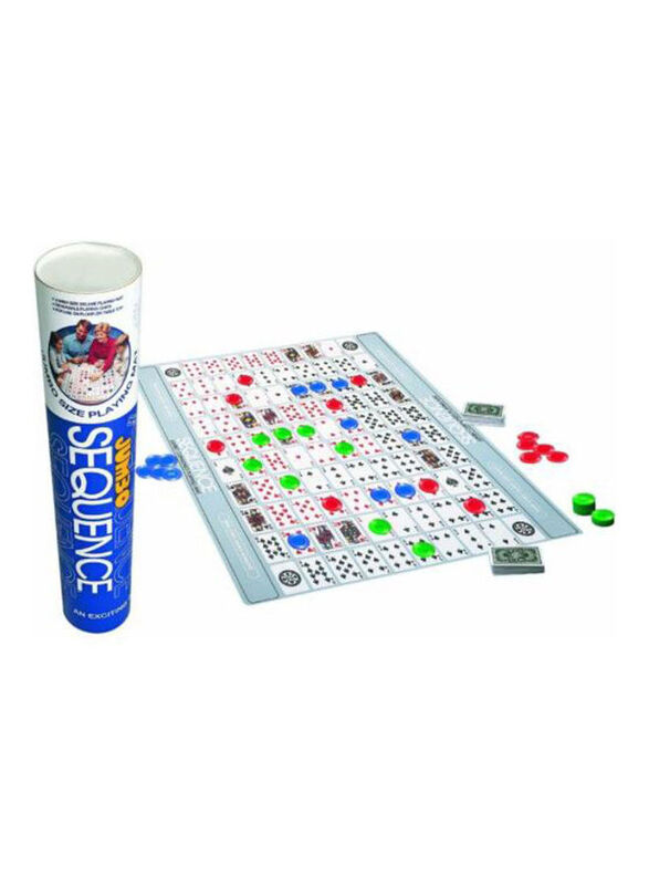 

Jumbo Sequence Tube Board Game Set, Ages 7+, Multicolour