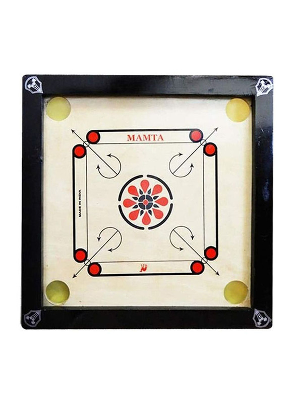 

Mamta Wooden Carrom Board with Coins/Striker/Powder