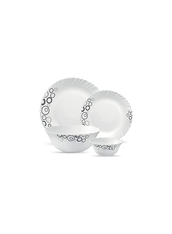 

LaOpala 44-Piece Misty Drops Dinner Set, Multicolour