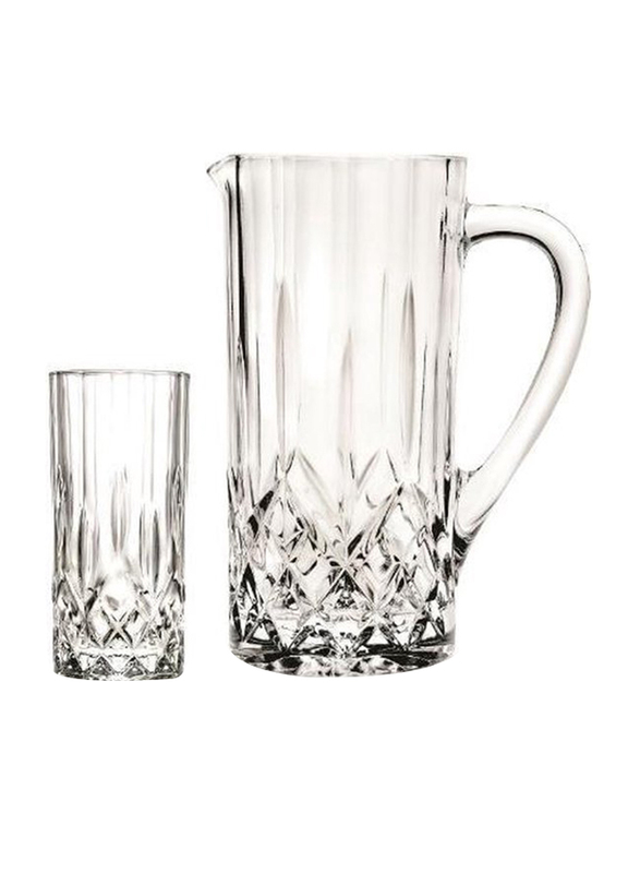 

Rcr 7-Piece Opera Jug + Tumbler Water Set, Clear