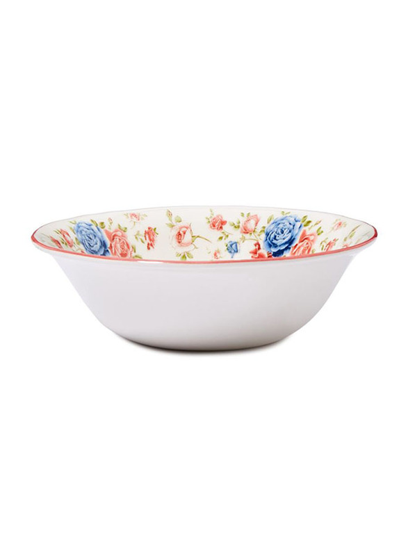 

Claytan 15.7cm Cottage Roses Ceramic Round Cereal Bowl, CLA.CR022422, White