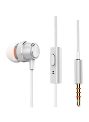 Anker SoundBuds Mono In-Ear Noise Cancelling Earphone with Mic, Silver