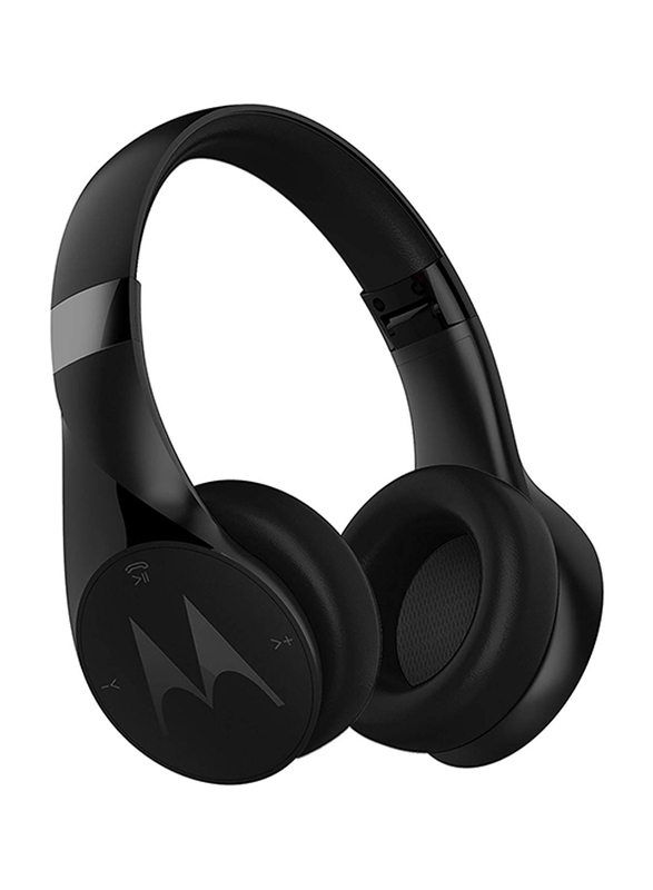 Motorola Pulse Escape+ Wireless Bluetooth Over-Ear Noise Cancelling Headphones with Mic, Black