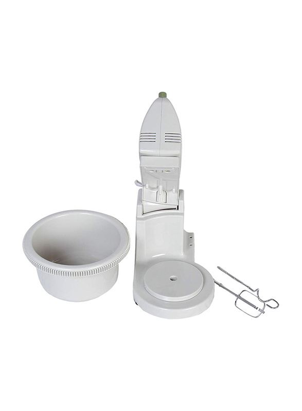 Nevica Plastic Mixer, with Stand and Bowl, 150W, NV-150, White
