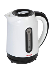 Nevica 1.7L Cordless Electric Kettle, 1850W, NV-350CK, White/Black