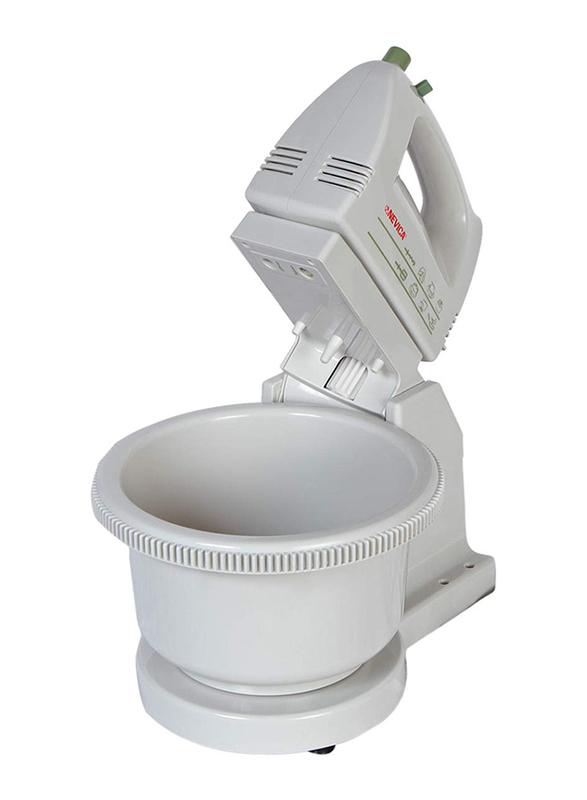Nevica Plastic Mixer, with Stand and Bowl, 150W, NV-150, White