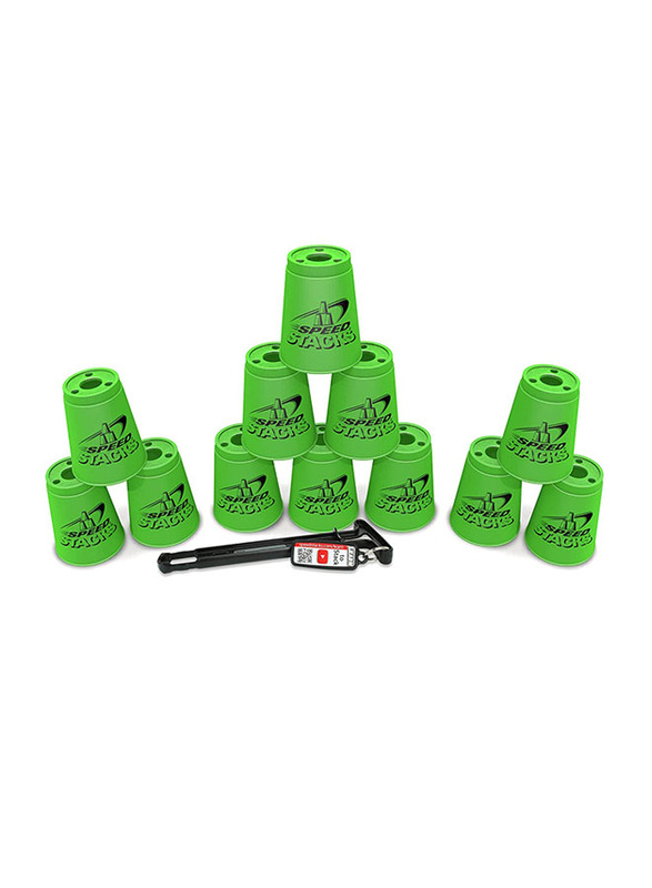 

Speed Stacks 12-Piece Sport Stacking Cups, Neon Green