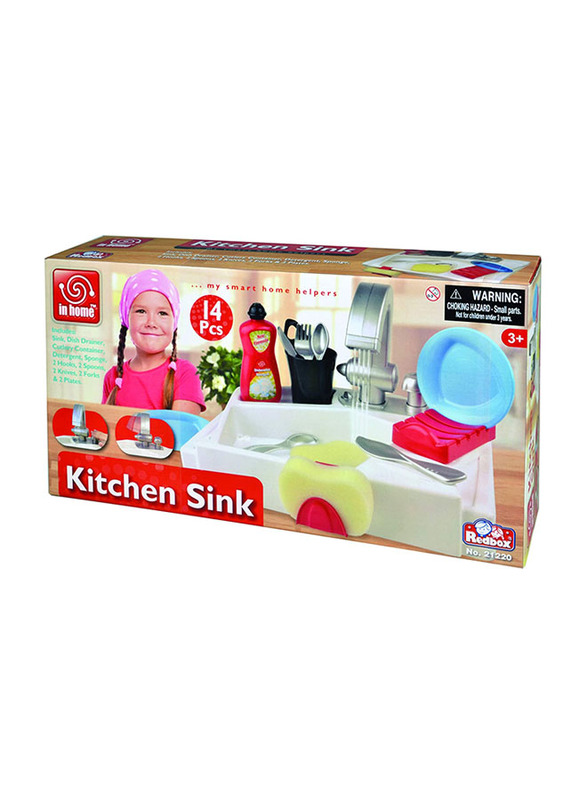 

Red Box In Home Kitchen Sink, 14 Pieces, Ages 3+