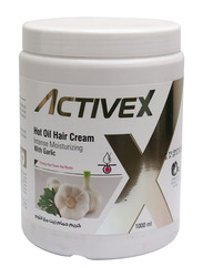 ActiveX Intense Moisturizing Hot Oil Hair Cream with Garlic, 1000ml