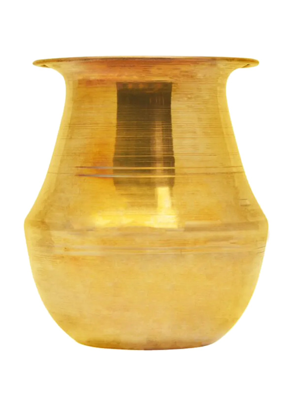 

Raj 10cm Metal Water Pot Lotta, CLP009, Gold