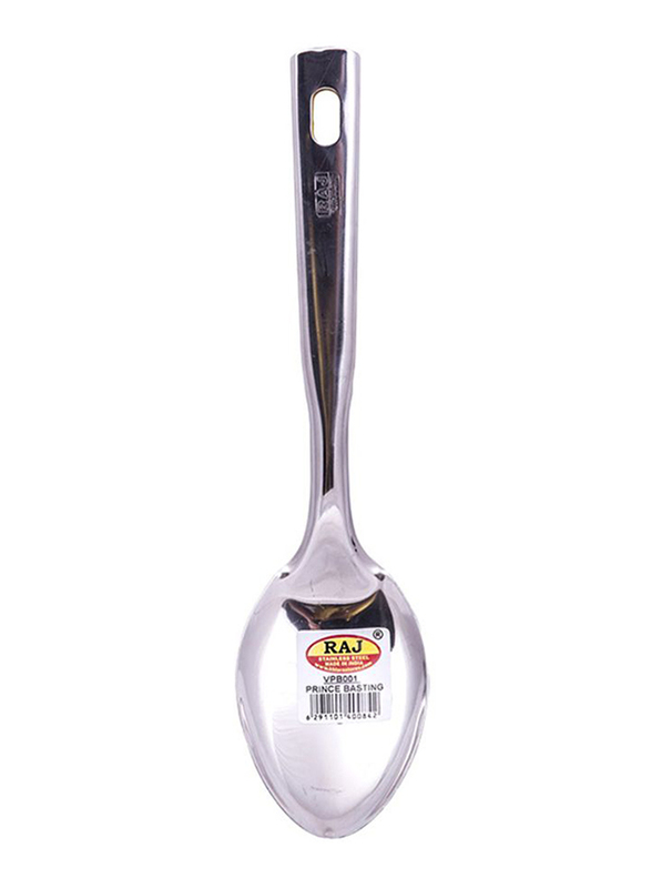 Raj 36.5cm Stainless Steel Queen Basting Spoon, VQB001, Silver