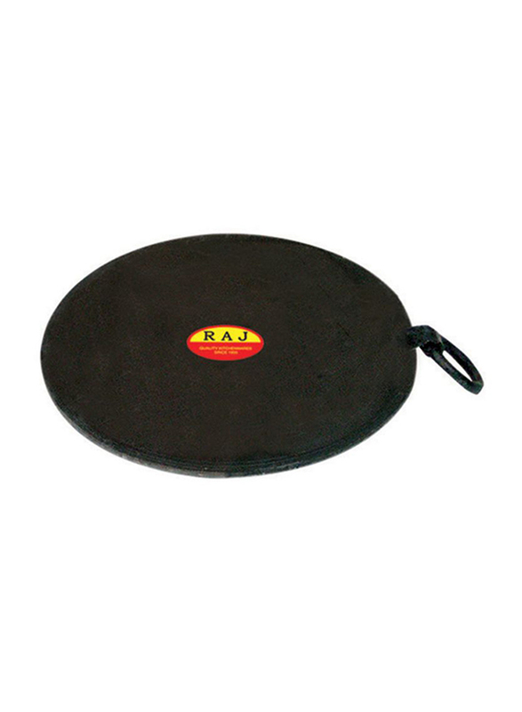Raj 25cm Iron Ring Tawa, IRT010, Black