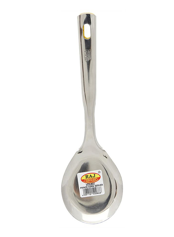 Raj 8cm Prince Corn Server Spoon, VPCS01, Silver