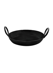 Raj 36.5cm Iron Cooking Kadai, IJK014, Black