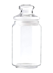 Ocean Glass Pop Jar Set with Lid, 2 x 750ml, Clear