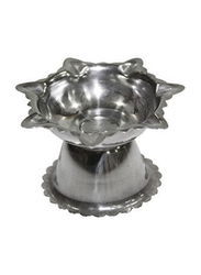 Raj 6cm Stainless Steel Deepak Diya, Silver