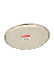 Raj 21cm Steel China Plate, CP0009, Silver