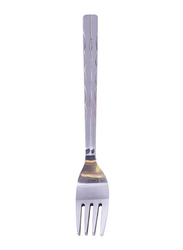 Raj 12-Piece Stainless Steel Symphoney Dessert Fork Set, SDF001, Silver