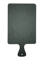 Raj 30cm Stoneware Slate Paddle Rectangle Board, SL0016, 30x10 cm, Grey