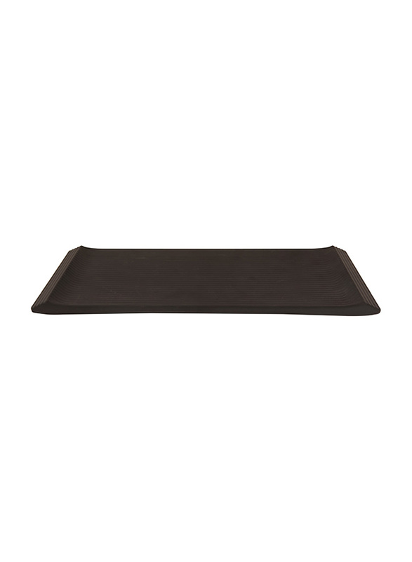 

Dinewell 12-inch Melamine Nobility Platter Plate, DWMP006B, 31x15 cm, Black
