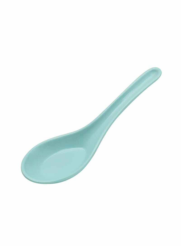 

Dinewell 5.5 inch Sky Melamine Soup Spoon, DWS5111SB, Blue