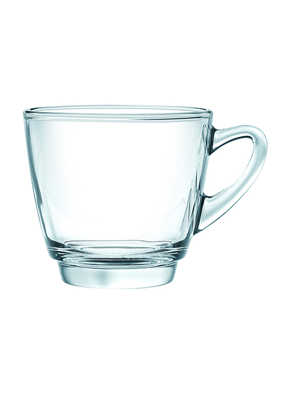 Ocean 245ml 6-Piece Set Kenya Glass Cappuccino Cup, P01641, Clear