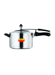 Raj 3 Ltr Aluminium Pressure Cooker with Inner Lid, RPCI03, Silver