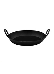 Raj 46cm Iron Cooking Kadai, IJK018, Black