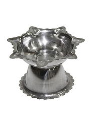 Raj 4cm Stainless Steel Deepak Diya, Silver