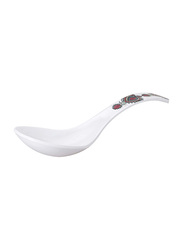 Dinewell 24.5cm Jewels Melamine Serving Spoon, DWS5014JW, White