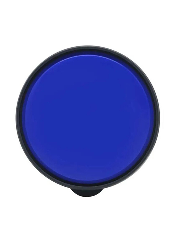 Raj Stainless Steel Storage Bowl with Lid, Silver/Blue