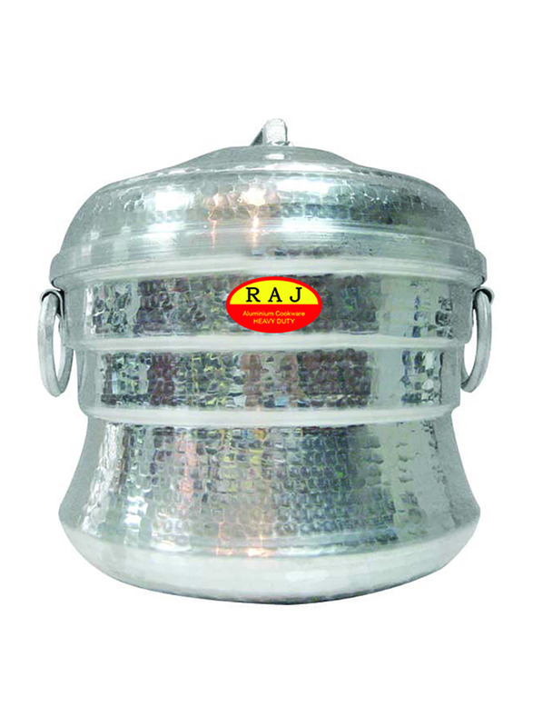 Raj 9-Iddly Aluminium Iddly Pot, AIP009, Silver