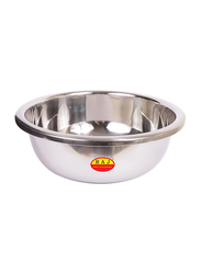 Raj 50cm Stainless Steel Silver Touch Mixing Bowl, MBS050, 50x16 cm, Silver
