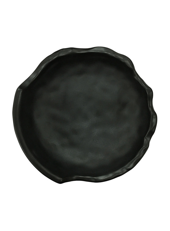 

Dinewell 19cm Melamine Bond Platter, DWMP007B, Black