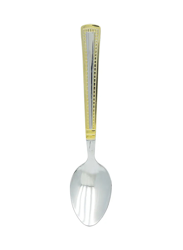 RK 15cm 6-Piece Stainless Steel Spoon Set, RK0073, Silver/Gold