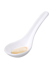 Dinewell 13.5cm Hotensia Melamine Soup Spoon, DWS5111HO, White