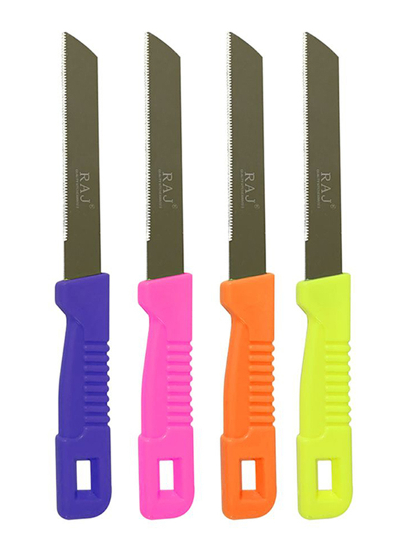 Raj 12-Piece Diamond Knife Set, RSSP25, Pink/Green/Orange/Blue