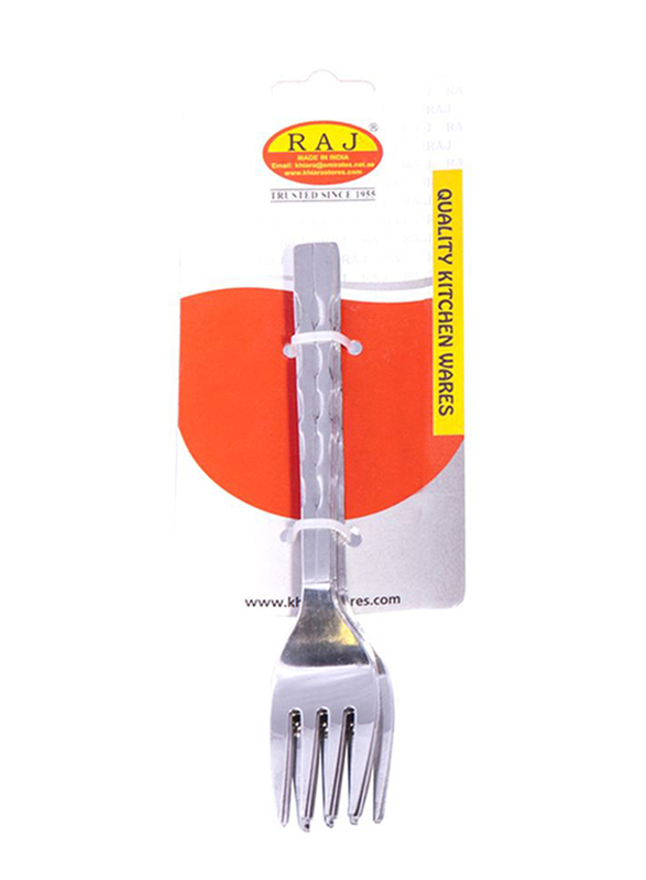 Raj 6-Piece Stainless Steel Symphoney Tea Fork Set, SCTS05, Silver