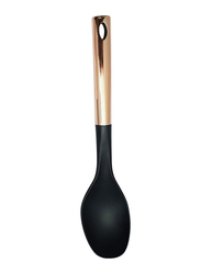 Raj 14-inch Copper Handle Nylon Serving Spoon, VCS066, Black/Gold