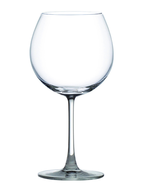 Ocean 650ml 6-Piece Set Madison Burgundy Glass, 015D22, Clear