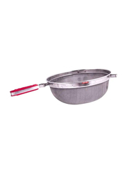 Raj Stainless Steel Rainbow Juice Strainer, 4.8 x 27.2 x 12cm Silver/Red