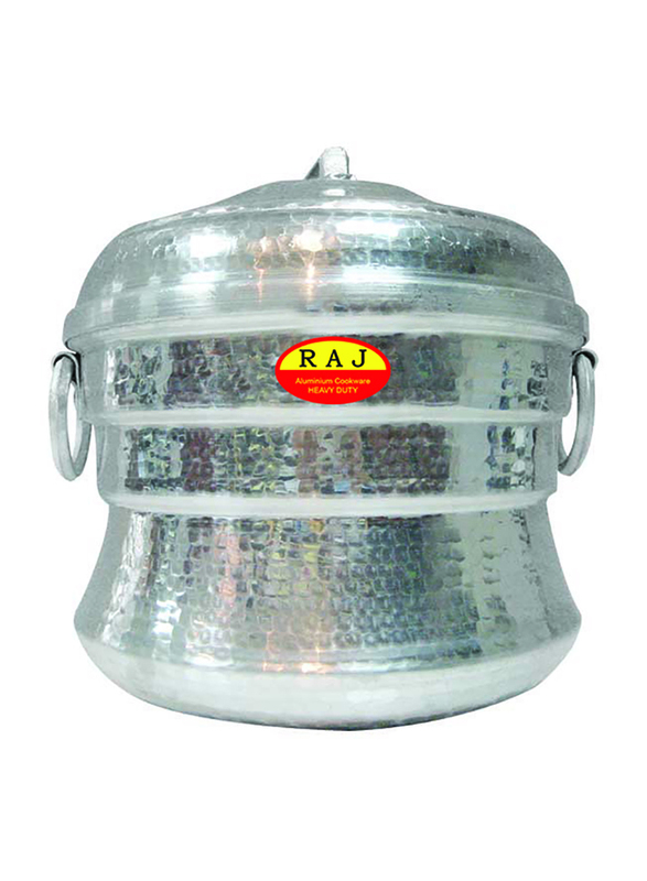 Raj 55-Iddly Aluminium Iddly Pot, AIP055, Silver