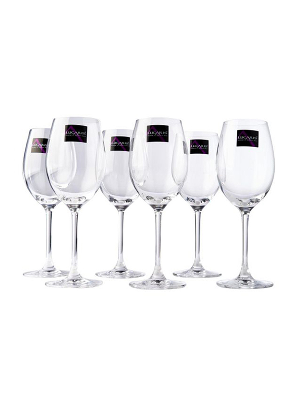 

Lucaris 255ml 6-Piece Set Bangkok Bliss Riesling Wine Glass, LS01RL0906, Clear