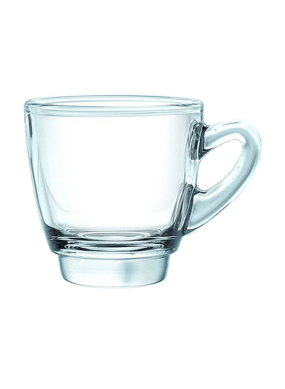 Ocean 65ml 6-Piece Set Kenya Glass Espresso Cup, P01642, Clear